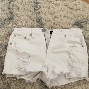 White Aeropostale Jean Shorts